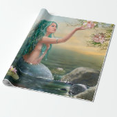 zeemeervis cadeaupapier (Uitgerold)