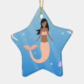 zeemeervis keramisch ornament (Links)