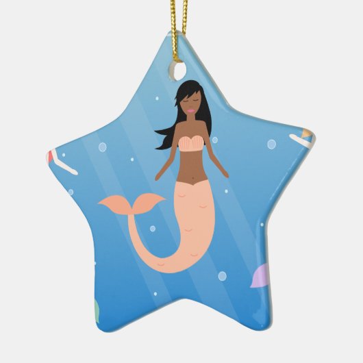 zeemeervis keramisch ornament (Links)