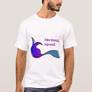 Zeemeervis met paarse en blauwe staart t-shirt