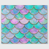 Zeemeervis op schaal japans naadloos patroon. cadeaupapier (Vlak)