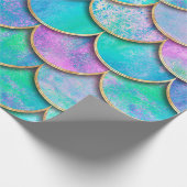 Zeemeervis op schaal japans naadloos patroon. cadeaupapier (Hoek)