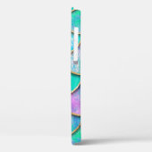 Zeemeervis op schaal japans naadloos patroon. Case-Mate iPhone case (Achterkant / Links)