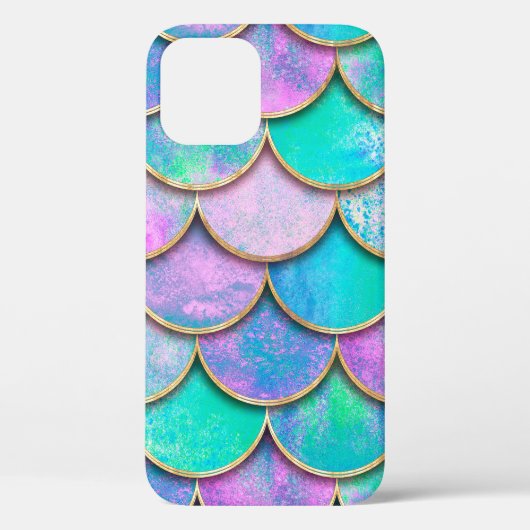 Zeemeervis op schaal japans naadloos patroon. Case-Mate iPhone case (Achterkant)