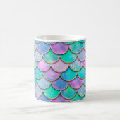Zeemeervis op schaal japans naadloos patroon. koffiemok (Center)