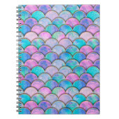 Zeemeervis op schaal japans naadloos patroon. notitieboek (Voorkant)