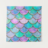 Zeemeervis op schaal japans naadloos patroon. wandkleed (Voorkant)