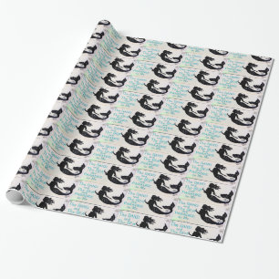 zeemeerzand en zee verpakkingspapier cadeaupapier