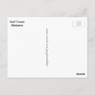 Zeemeeuw aan de Golfkust van Alabama Briefkaart