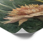 Zeemeeuw aan de kust poster (Hoek)