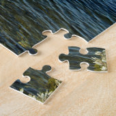 Zeemeeuw, boten en de oceaan, legpuzzel (Zijkant)