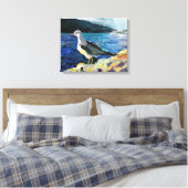 zeemeeuw canvas afdruk (Insitu (Slaapkamer))