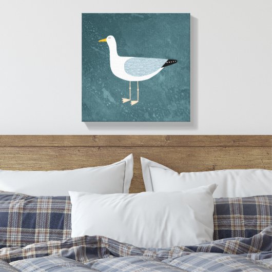zeemeeuw canvas afdruk (Insitu (Slaapkamer))