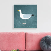 zeemeeuw canvas afdruk (Insitu (Woonkamer))