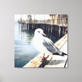 zeemeeuw canvas afdruk (Voorkant)