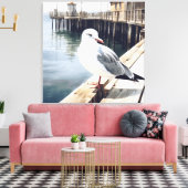 zeemeeuw canvas afdruk (Insitu (Woonkamer))