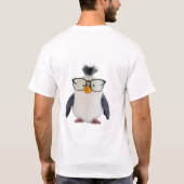 Zeemeeuw draagt bril t-shirt (Achterkant)