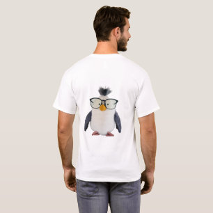 Zeemeeuw draagt bril t-shirt