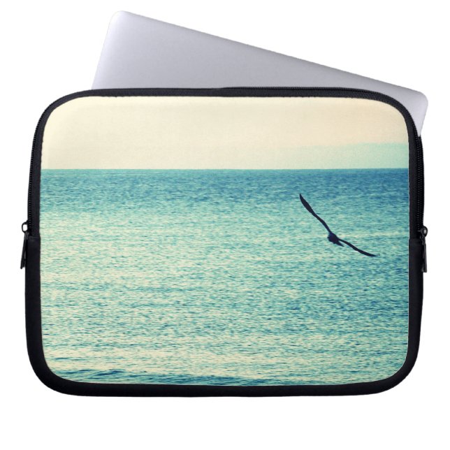 Zeemeeuw Elektronicatas Laptop Sleeve (Voorkant)