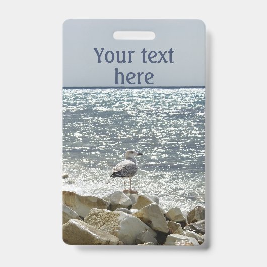 Zeemeeuw en zee badge (Voorzijde)