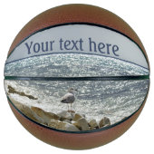 Zeemeeuw en zee basketbal (Voorkant)