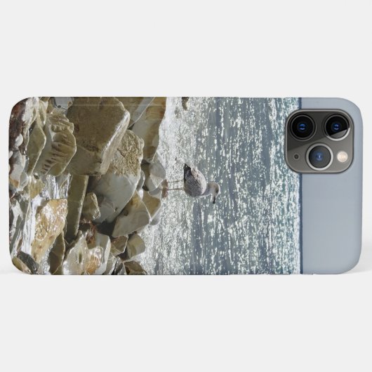 Zeemeeuw en zee Case-Mate iPhone case (Achterkant (horizontaal))