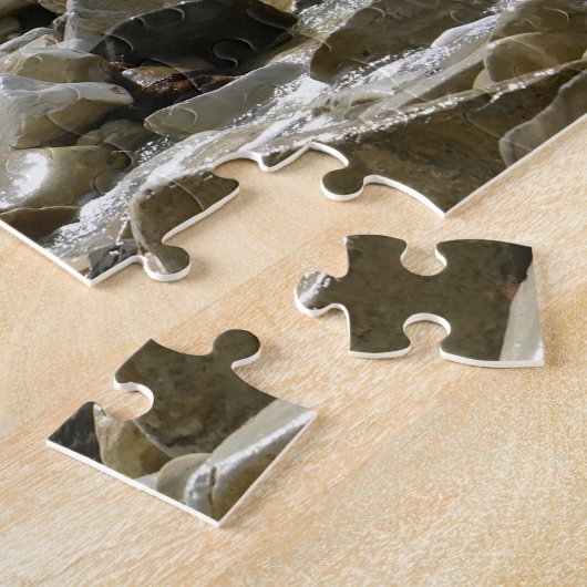 Zeemeeuw en zee legpuzzel (Zijkant)