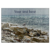 Zeemeeuw en zee snijplank (Voorkant)