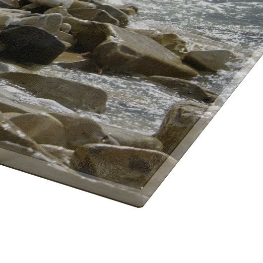 Zeemeeuw en zee snijplank (Hoek)