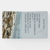 Zeemeeuw en zee spandoek (Horizontaal)