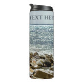 Zeemeeuw en zee thermosbeker (Geroteerd rechts)