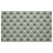 Zeemeeuw en zwarte vogel stof (Fat Quarter)
