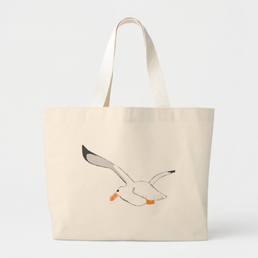 zeemeeuw grote tote bag (Voorkant)