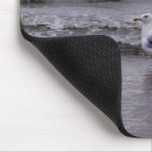 Zeemeeuw in de Mousepad Muismat (Hoek)