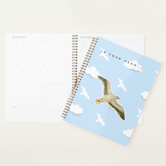 Zeemeeuw in de Wolken Planner (Display)