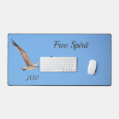 Zeemeeuw in Flight Free Spirit Sky Blue Coastal Bureaumat (Keyboard & Muis)