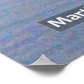 Zeemeeuw in het blauw poster (Hoek)