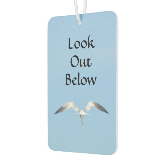 Zeemeeuw in Vlucht Uitkijken Onder Vrije Geest Luchtverfrisser (Links)