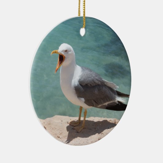 zeemeeuw keramisch ornament (Rechts)