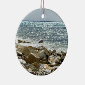 zeemeeuw keramisch ornament (Rechts)