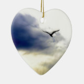 zeemeeuw keramisch ornament (Rechts)