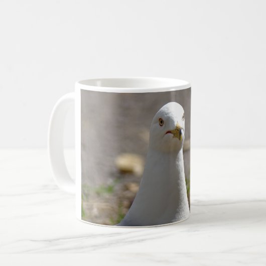 zeemeeuw koffiemok (Voorkant links)