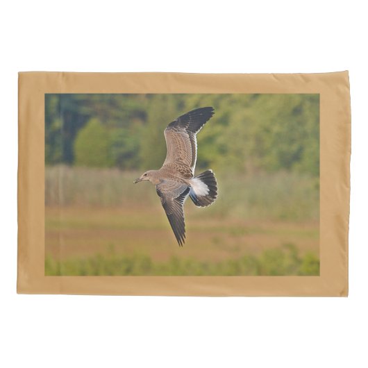 zeemeeuw kussensloop (Achterkant)