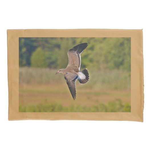 zeemeeuw kussensloop (Voorkant)