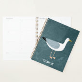 Zeemeeuw kustvogel gepersonaliseerd planner (Display)