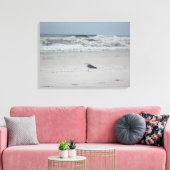 Zeemeeuw langs de oceaan op Canvas (Insitu (Woonkamer))