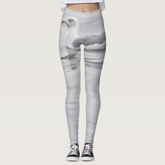 zeemeeuw leggings (Voorkant)