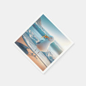 Zeemeeuw met friet servet (Hoek)