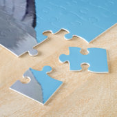 zeemeeuw neerleggen legpuzzel (Zijkant)