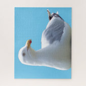 zeemeeuw neerleggen legpuzzel (Verticaal)